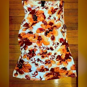 Ann Taylor sleeveless floral top